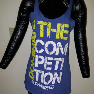 Woman crossfit exercise shirt